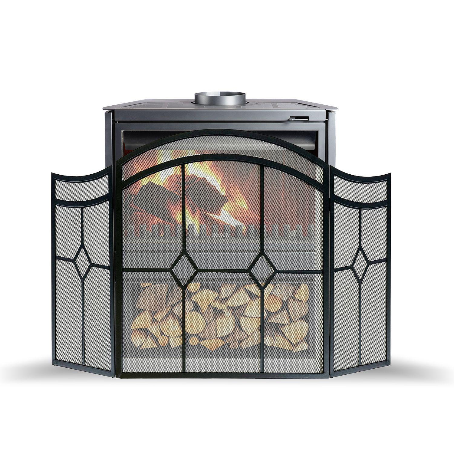 Reja de seguridad L137 para estufas y chimeneas-2