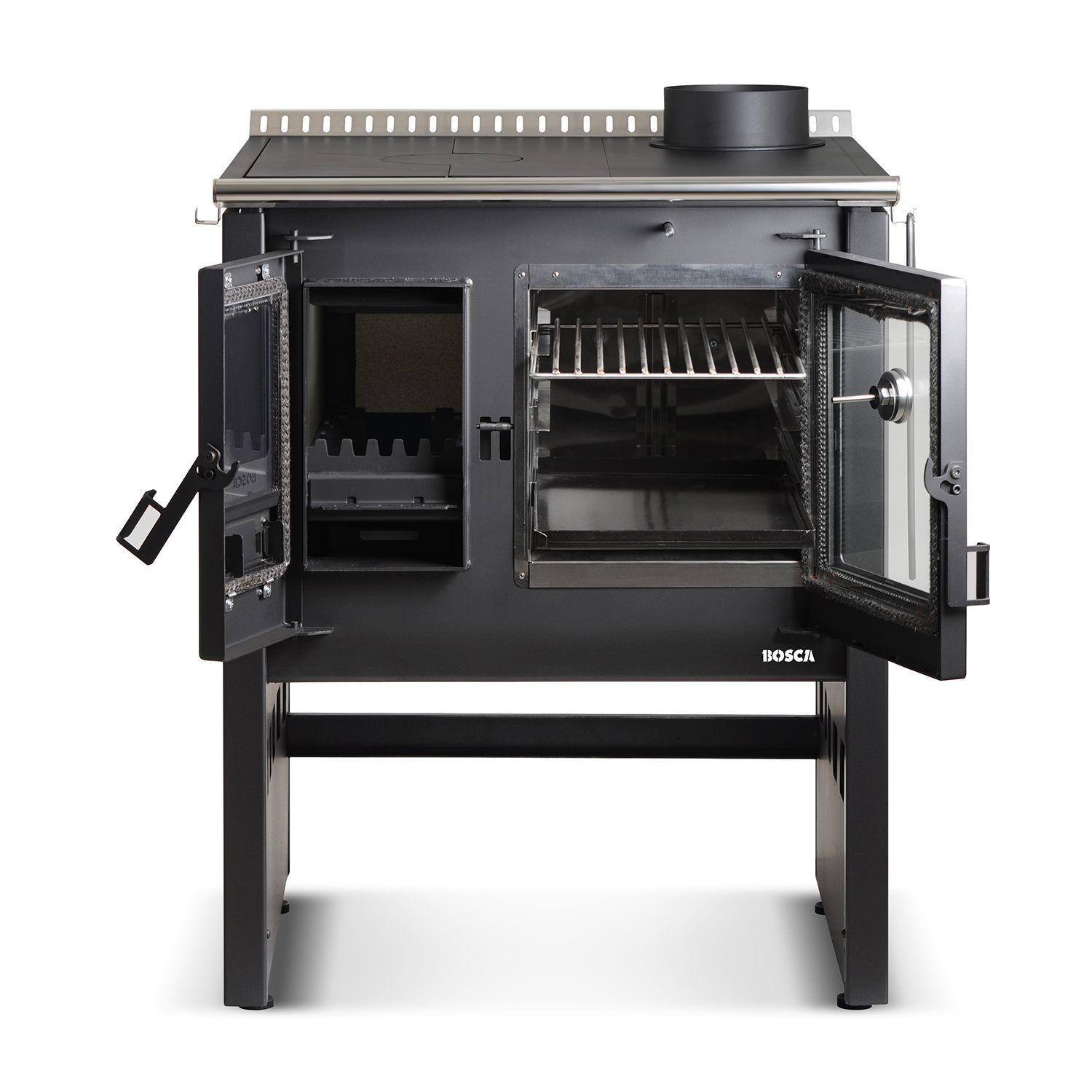 Cocina a Leña Bosca Ares 70 Charcoal-3
