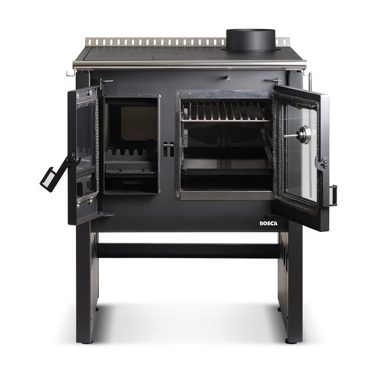 Cocina a Leña Bosca Ares 70 Charcoal-4