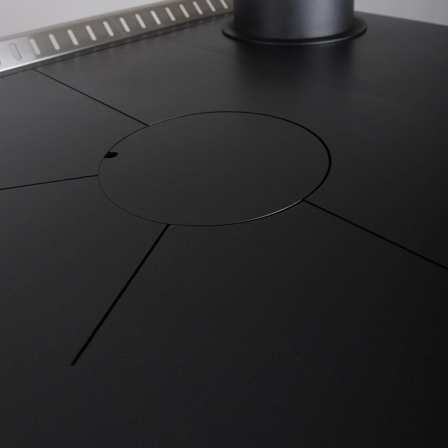 Cocina a Leña Bosca Ares 70 Charcoal-7