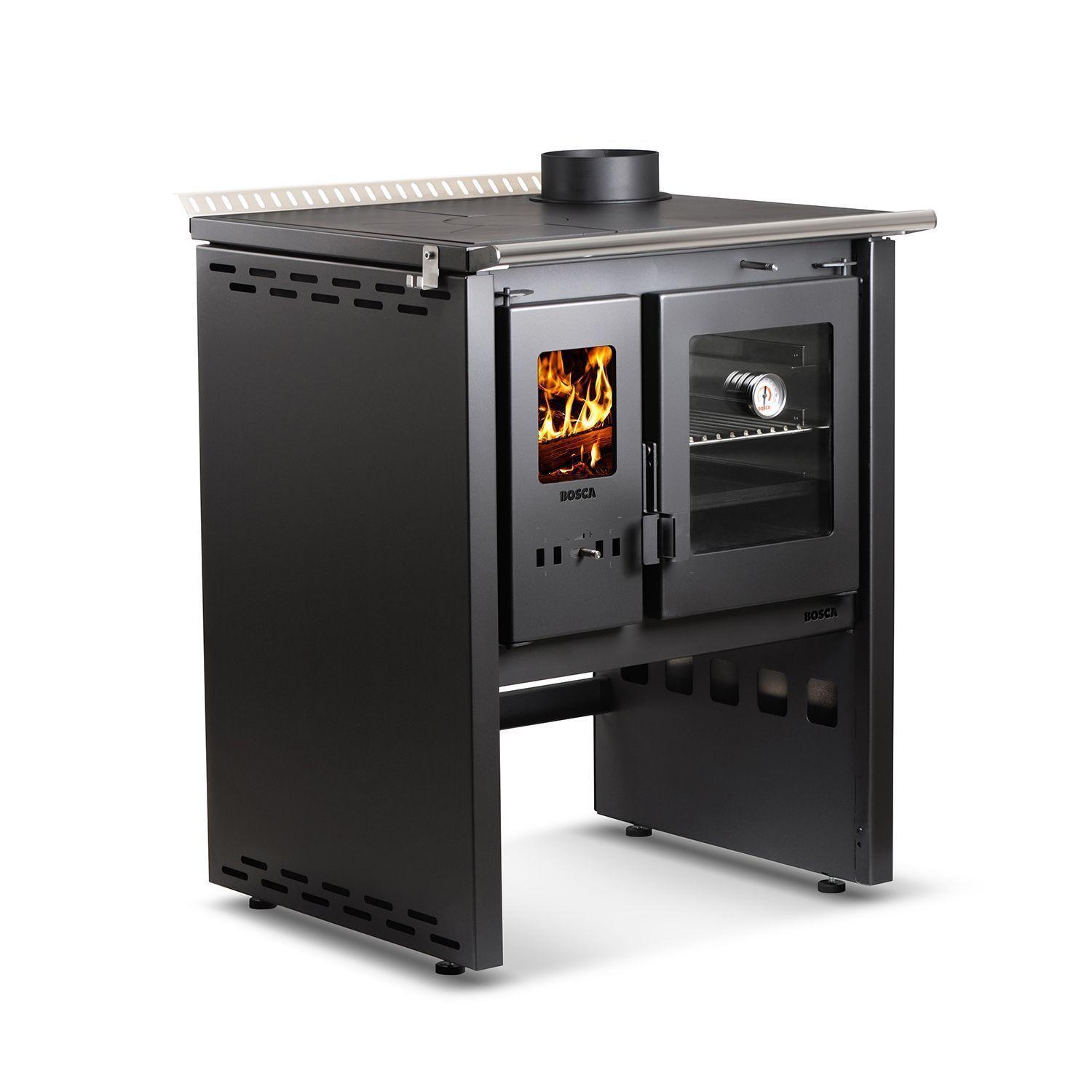Cocina a Leña Bosca Ares 70 Charcoal-2