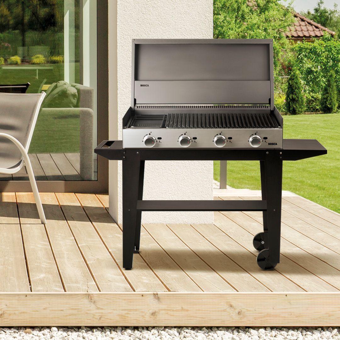 Pack Parrilla Block Gas 1000 + Carro Block 1000-3