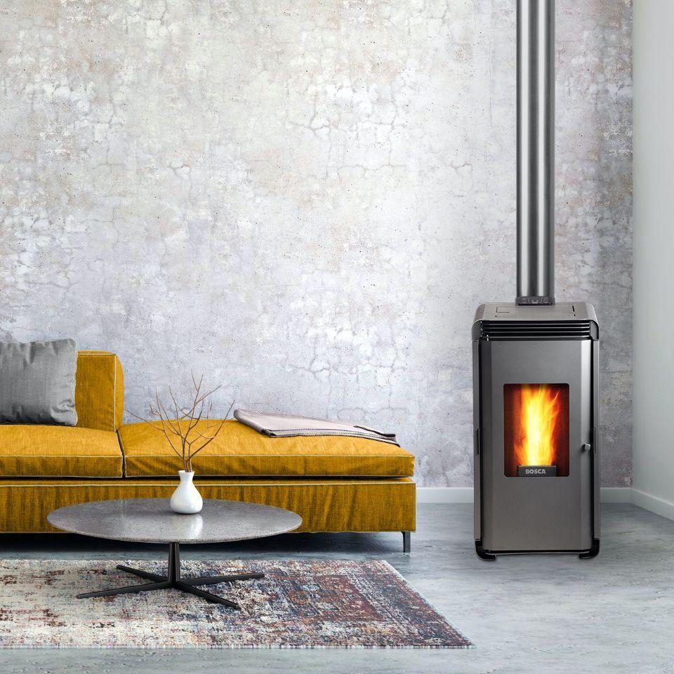 Calefactor Bosca A Pellet Hera + Plus-4