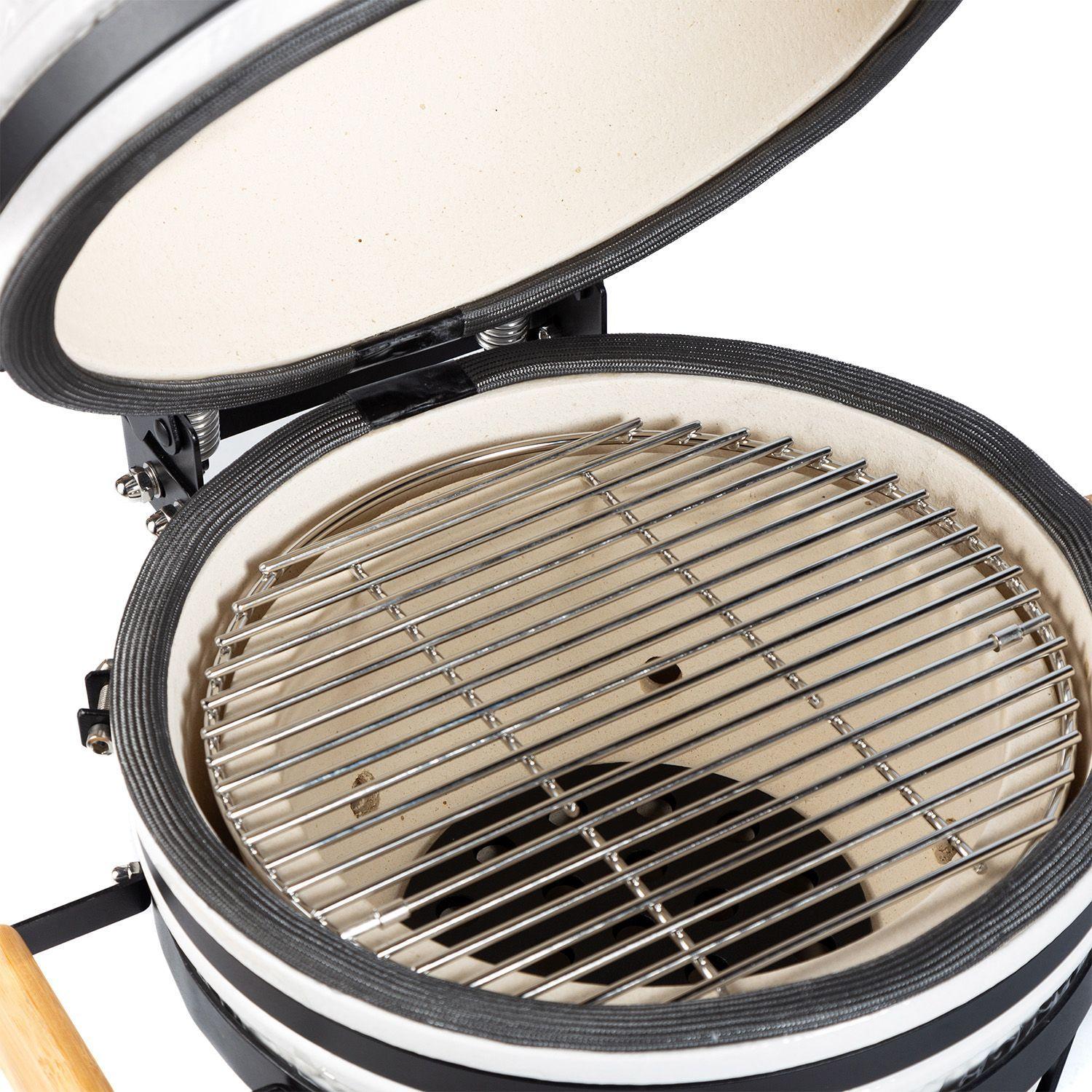 Kamado Mini Pampero Bosca 16” Blanco-2