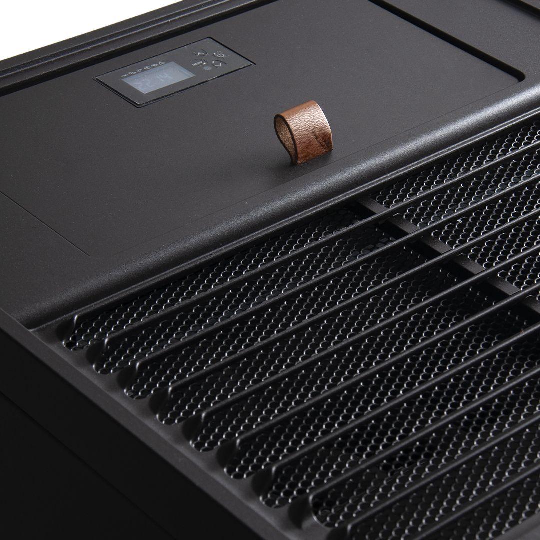 Estufa a Pellet AMG Silenzio Forgya Black Vision + Kit de Instalación-4