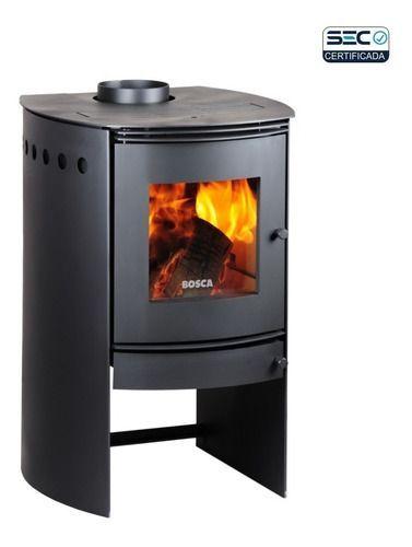 Calefactor Bosca A Leña Spirit 380 Charcoal Cert.-0