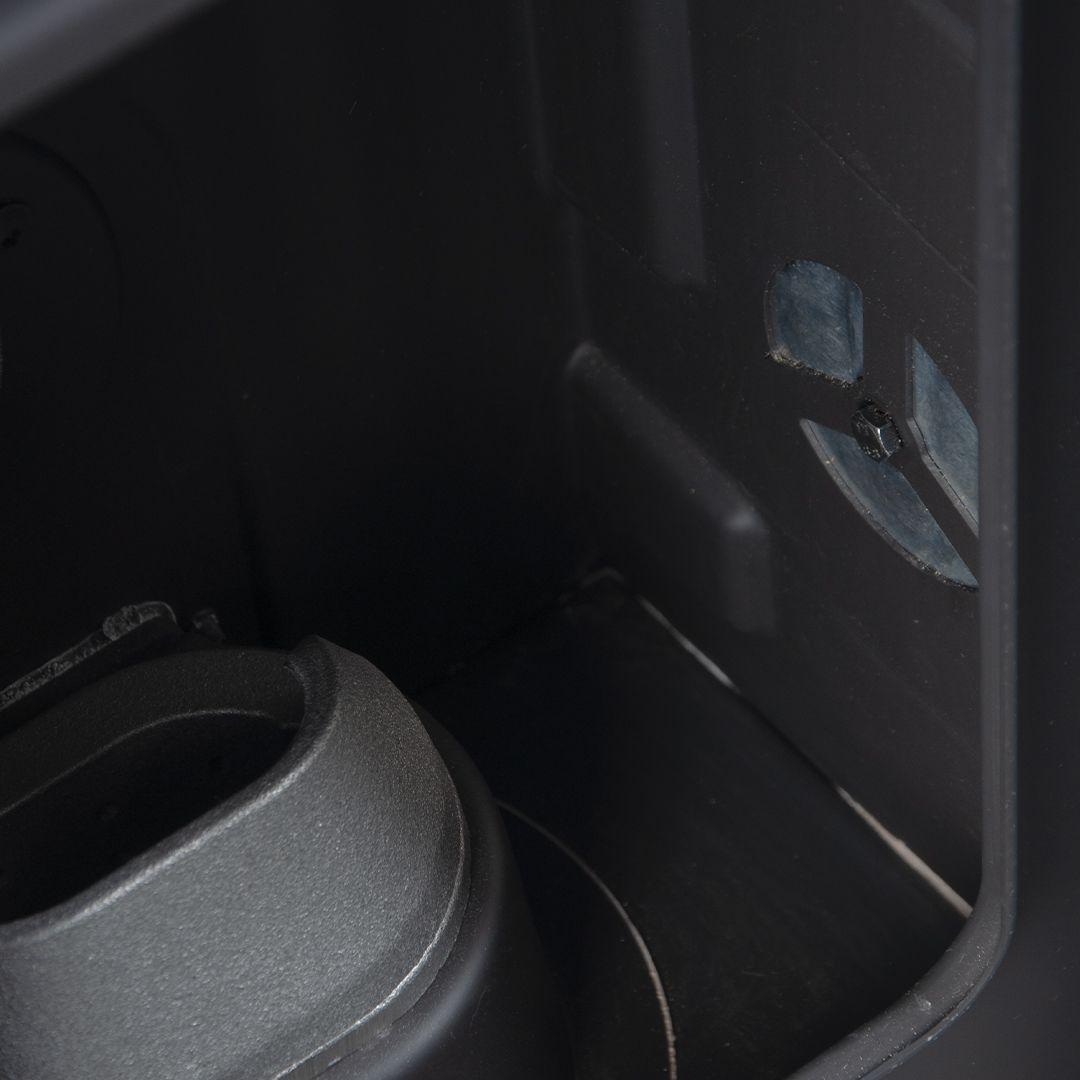 Estufa a Pellet AMG Silenzio Forgya Black Vision-3