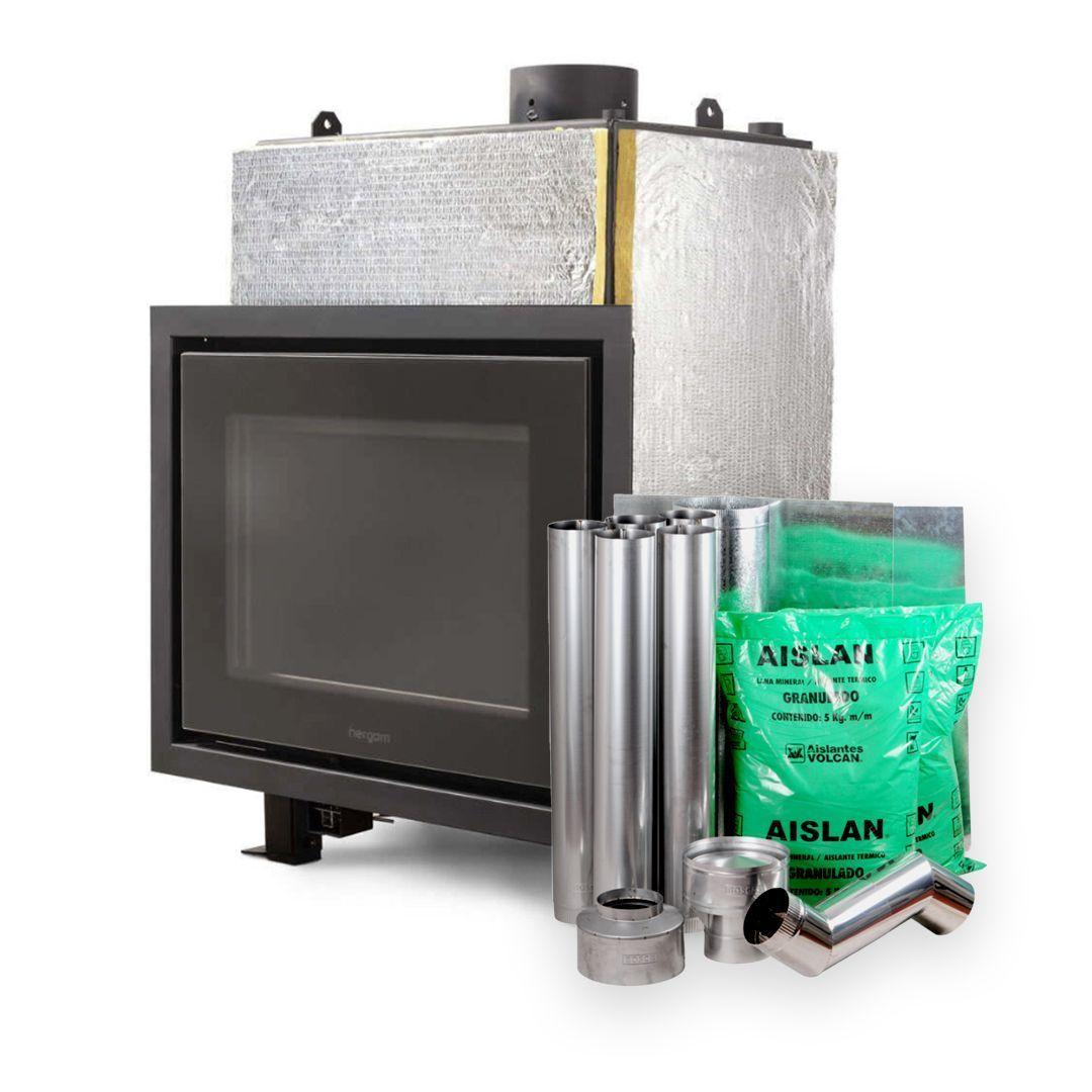 Pack Chimenea Bosca 850 27 KW + Kit Instalacion-2