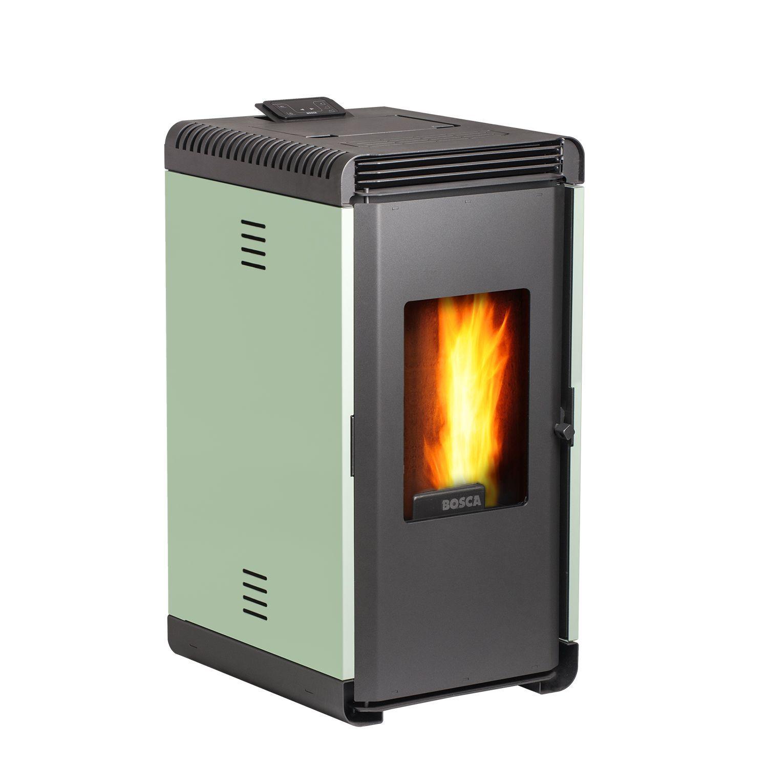 Calefactor A Pellet Hera+ Verde Bosca-1