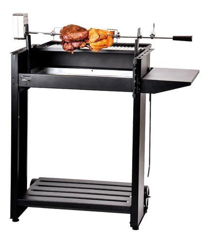 Parrilla Carbon Bosca Alerce Full Negra + Brasero-4