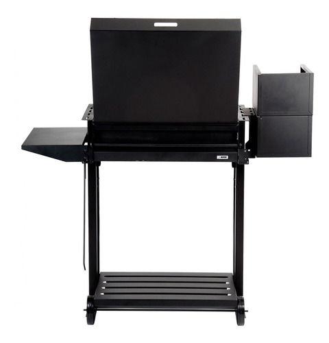 Parrilla Carbon Bosca Alerce Full Negra + Brasero-6