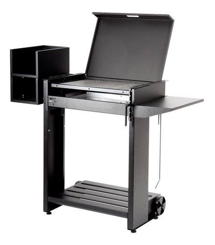 Parrilla Carbon Bosca Alerce Full Negra + Brasero-7