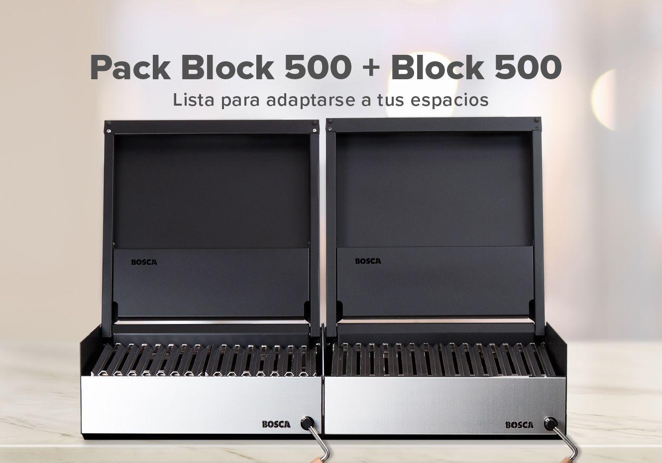 Pack Parrilla Carbón Block 500 + Block 500-9