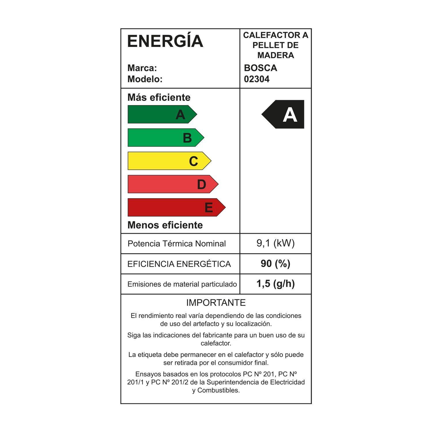 Estufa a pellet Black Vision negro-9