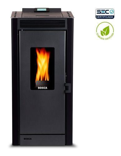 Calefactor A Pellet Eco Smart Plus Negro Bosca-0