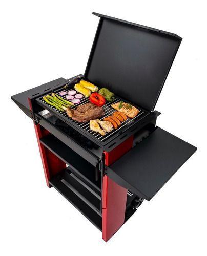 Parrilla Carbon Bosca Alerce Full Roja-3