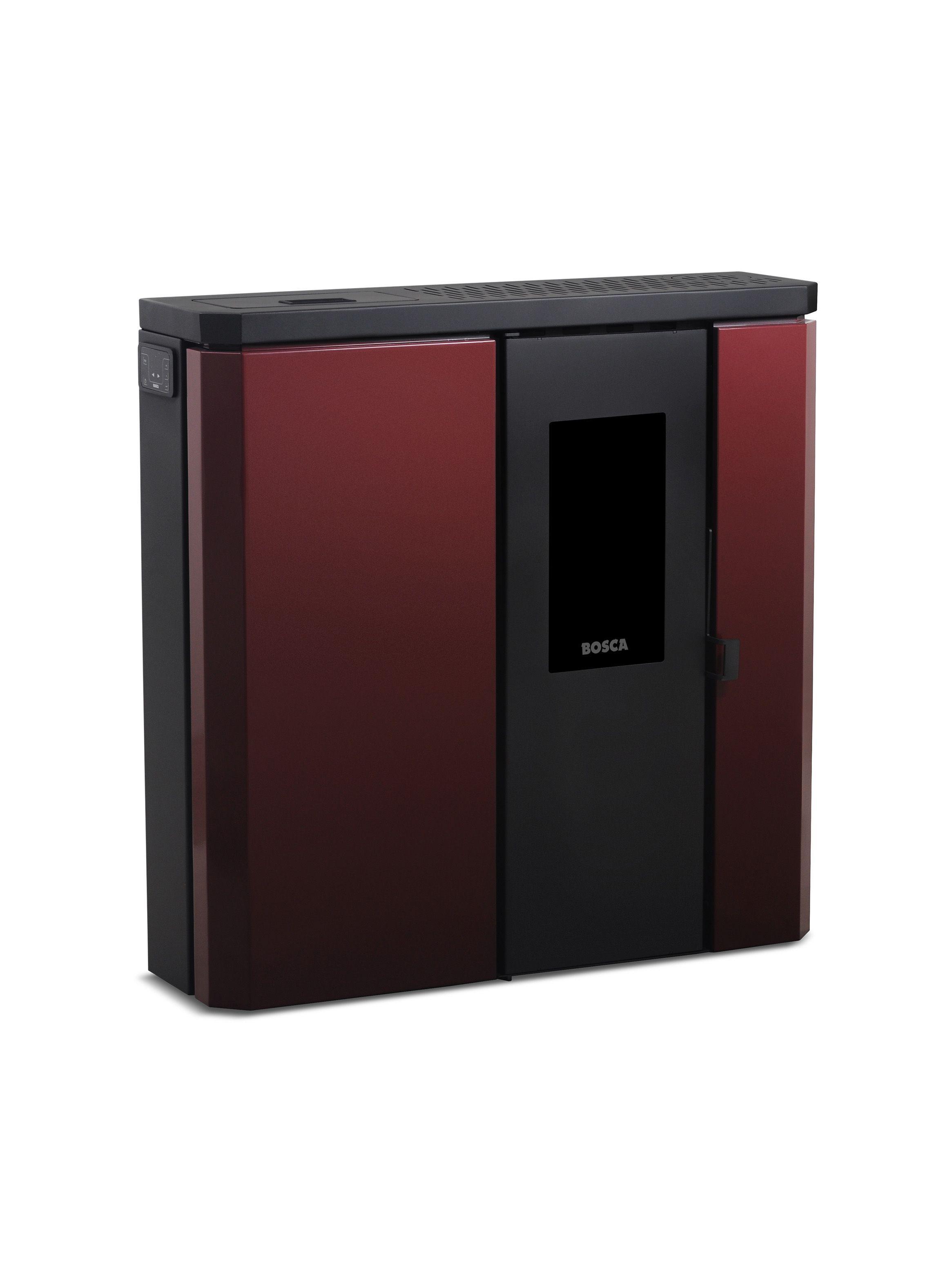 Estufa a pellet de pasillo Black Vision Fit 9 Burdeo-1