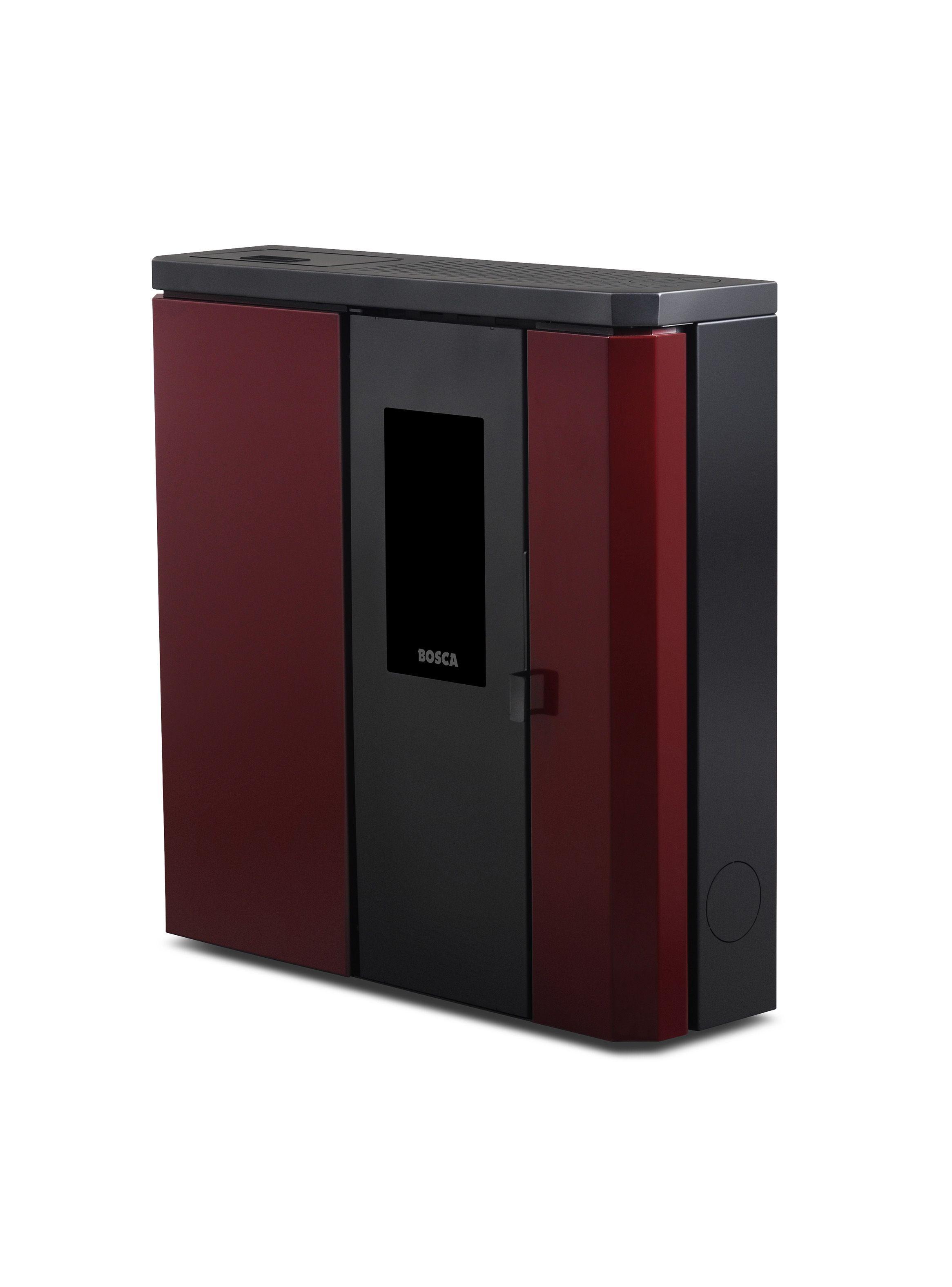Estufa a pellet de pasillo Black Vision Fit 9 Burdeo-2