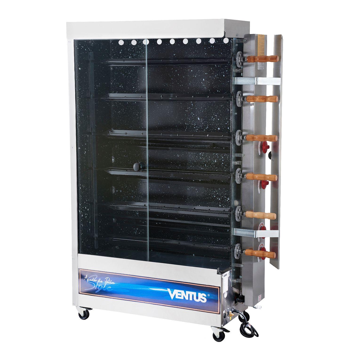 Ventus Asador de Pollos a Gas PR-634N 6 Espadas-2
