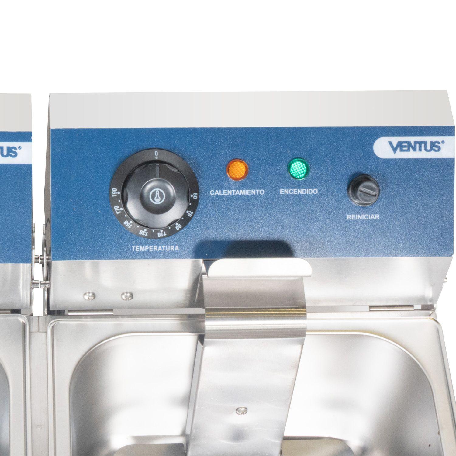 Freidora electrica Ventus 2 dep PRO-3