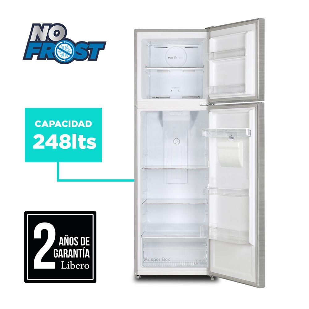 REFRIGERADOR TOP MOUNT NO FROST 248 LTS LRT-265NFNW NEGRO-3