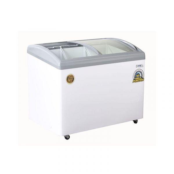 CONSERVADORA / FREEZER TAPA VIDRIO CURVO CTV-340C-2