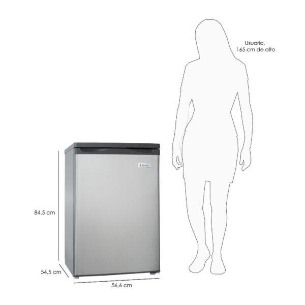 FREEZER VERTICAL DE 80 LT LFV-100I INOX.-3