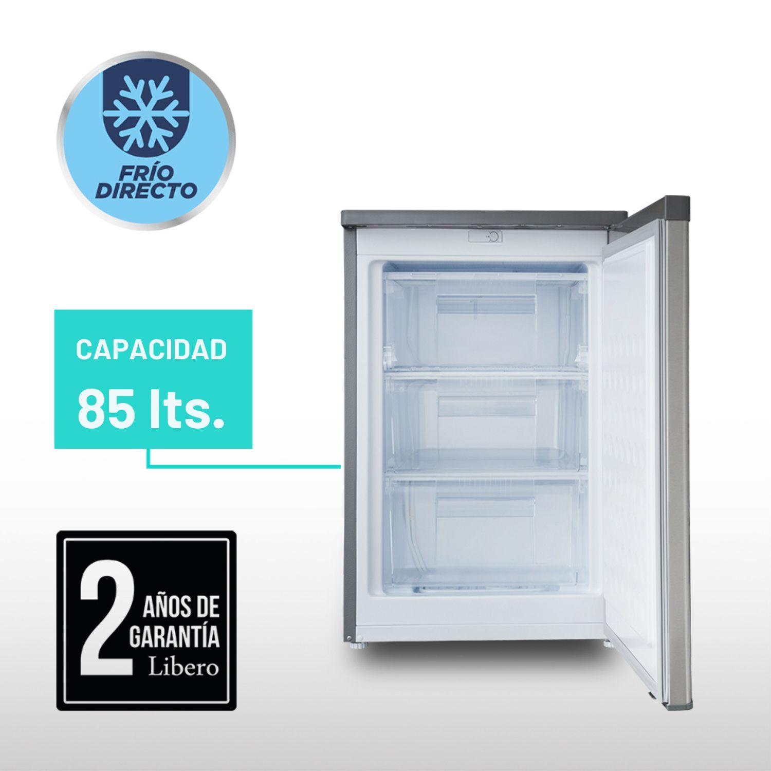 FREEZER VERTICAL FRIO DIRECTO 85 LTS LFV-100I INOX-5