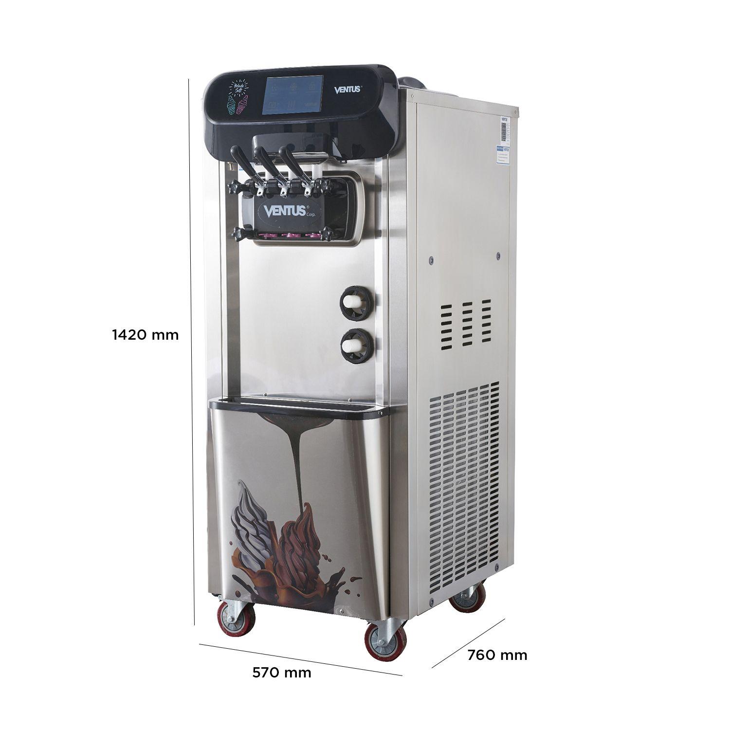 Ventus Máquina de Helado Soft Pedestal 40 Lts/H-2