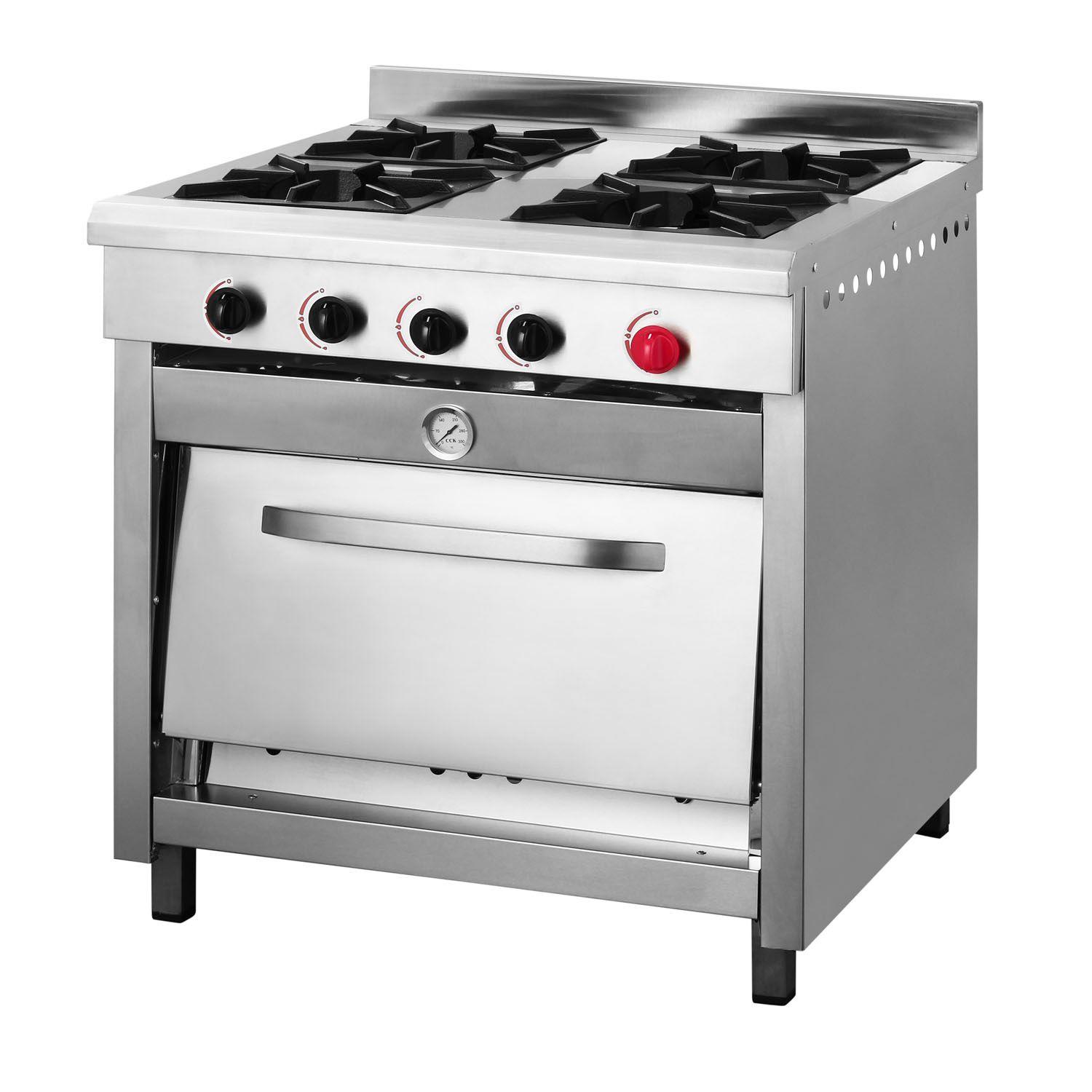 COCINA 4 PLATOS INOXIDABLE MATE GN-1