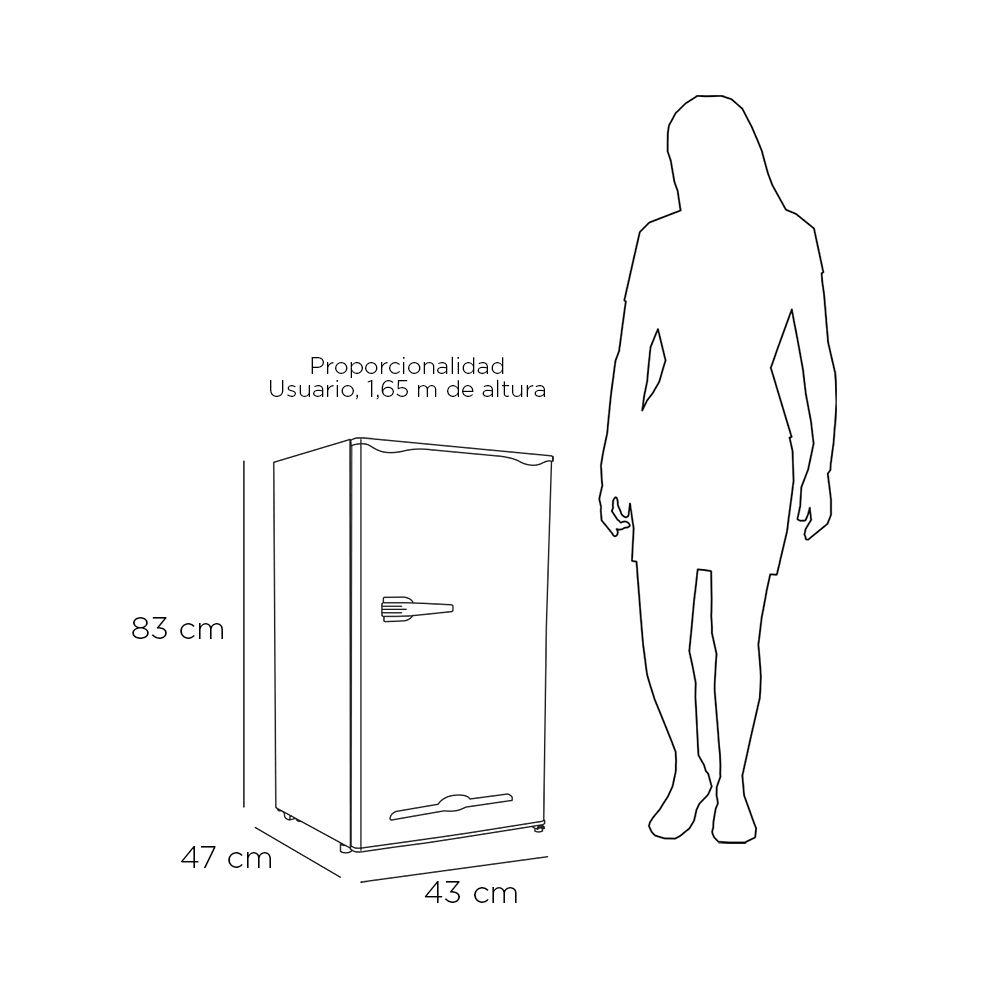 FRIGOBAR RETRO 98 LTS LFB-90M MENTA-2