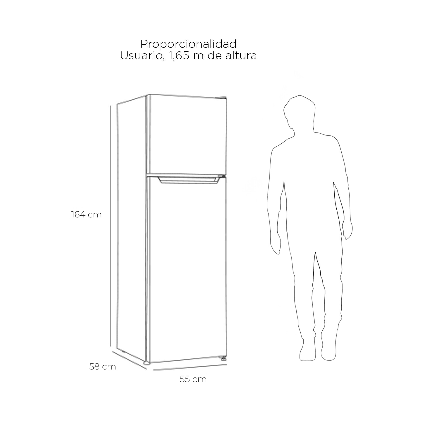 REFRIGERADOR TOP MOUNT FRIO DIRECTO 248 LTS LRT-265DFI-5