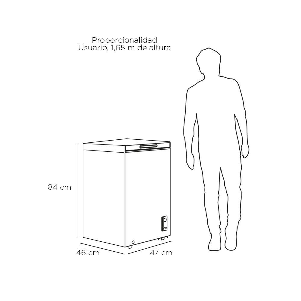 FREEZER HORIZONTAL CONTROL DIGITAL 99 LTS LFH-101EC-2