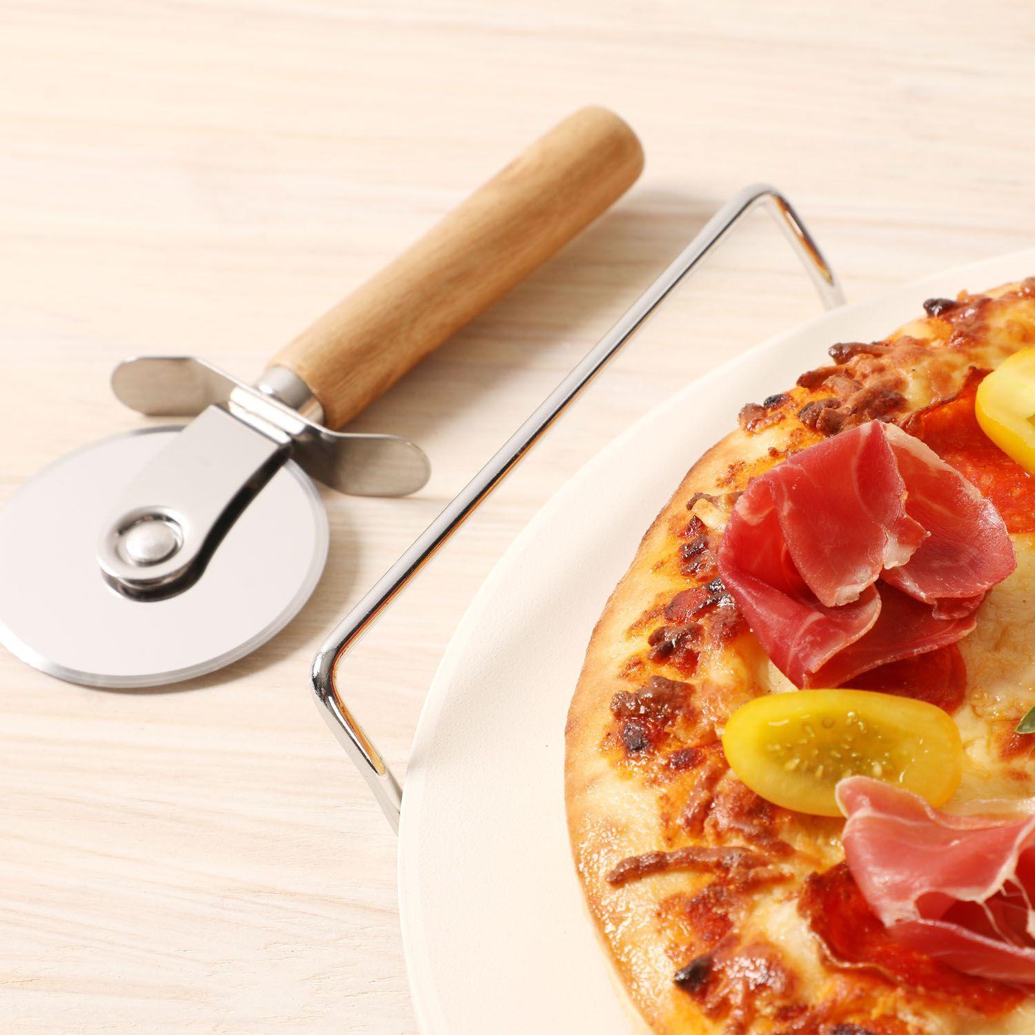 Piedra para Pizza 33cm + Cortador De Masa-4
