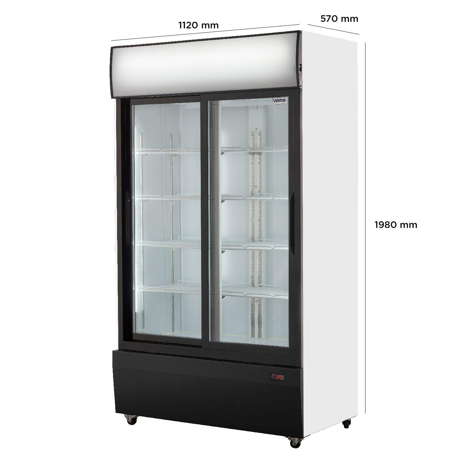 Ventus Visi-Cooler VC-800LS 2 Puertas Correderas 800 Lts-2
