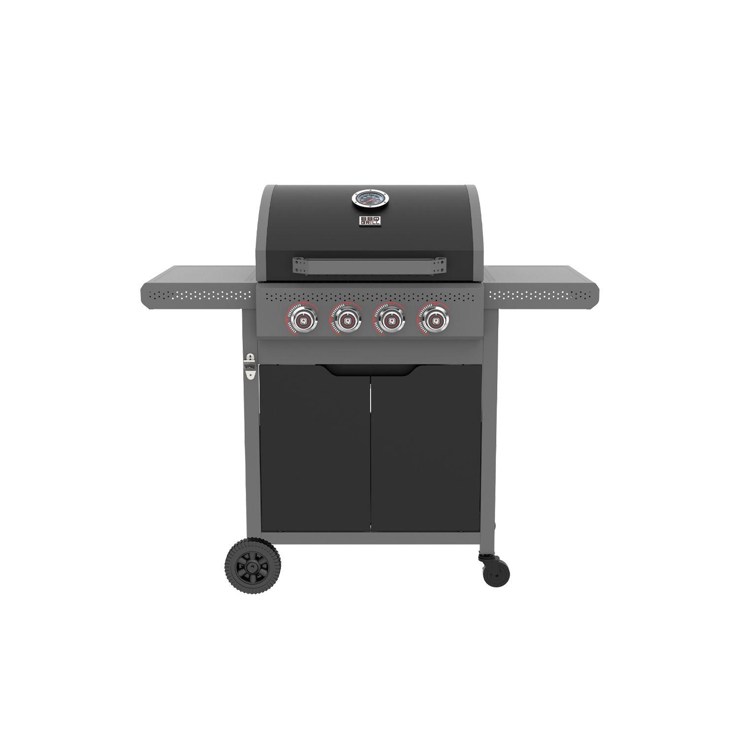 Parrilla Gas Dark Hawk 4 Quemadores-0