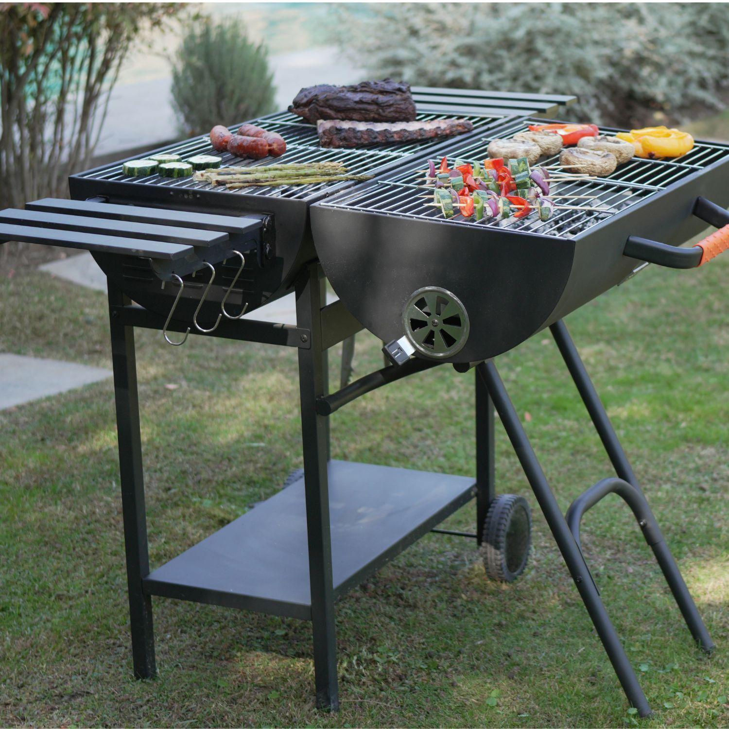 PARRILLA CARBON MONTANA TAMBOR + SPIEDO-5