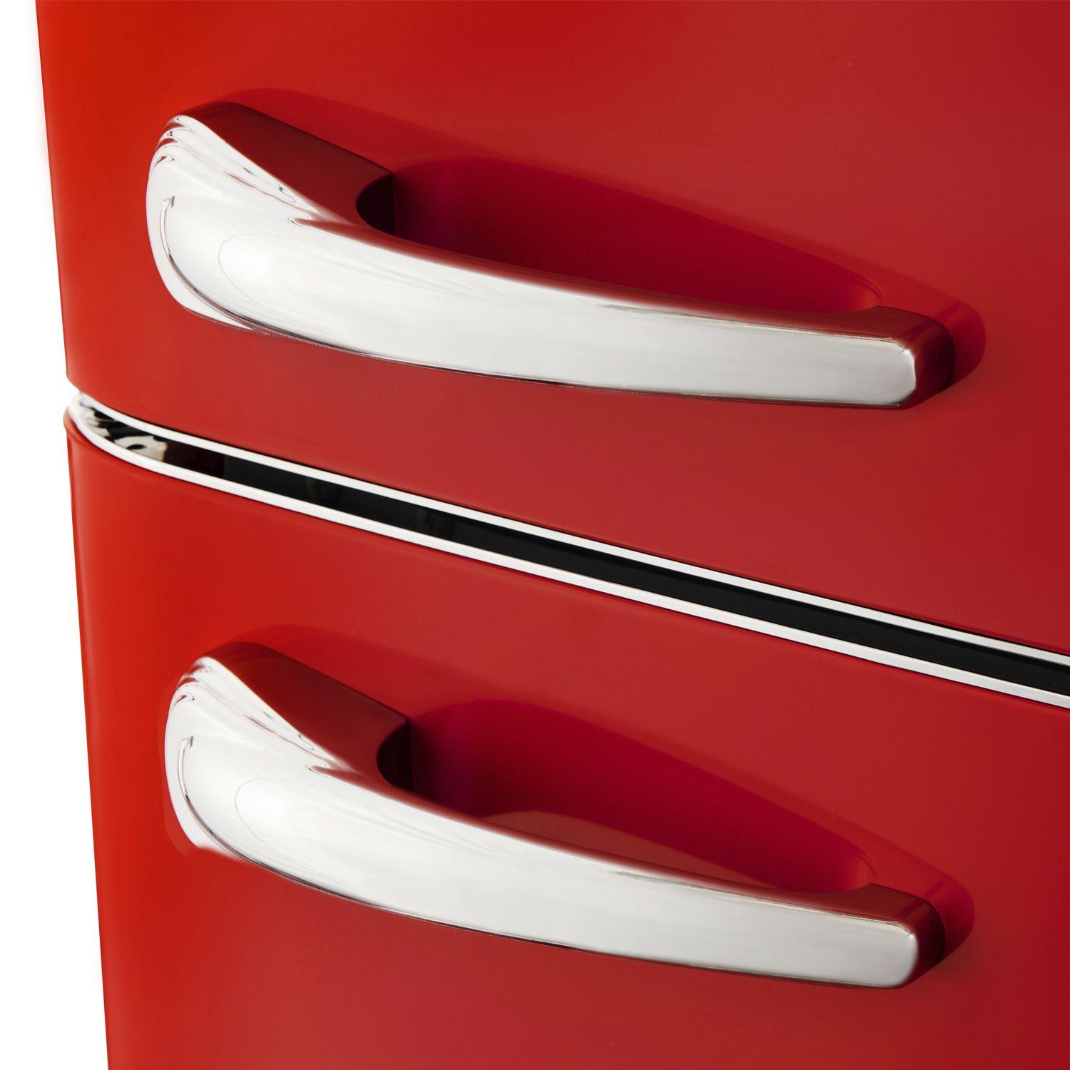 REFRIGERADOR RETRO FRIO DIRECTO 203 LTS LRT-210DFRR ROJO-7