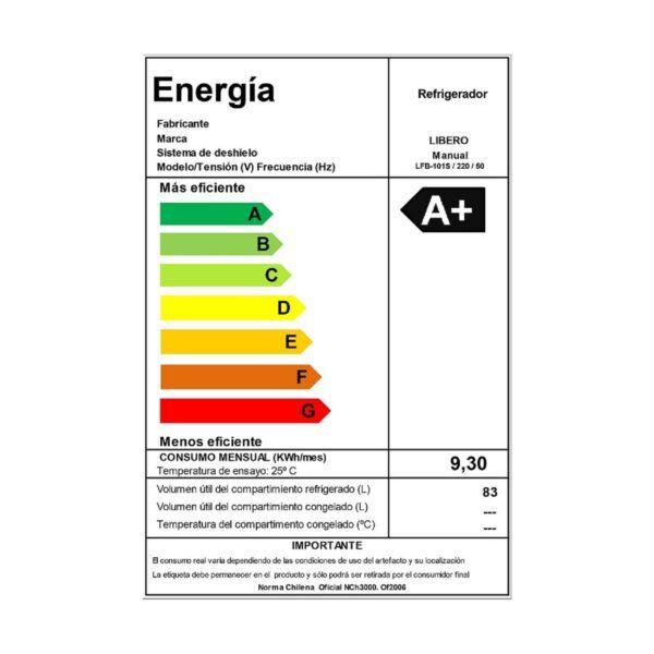 FRIGOBAR 85 LT INOX TYPE 1 PTA LFB-101S-5