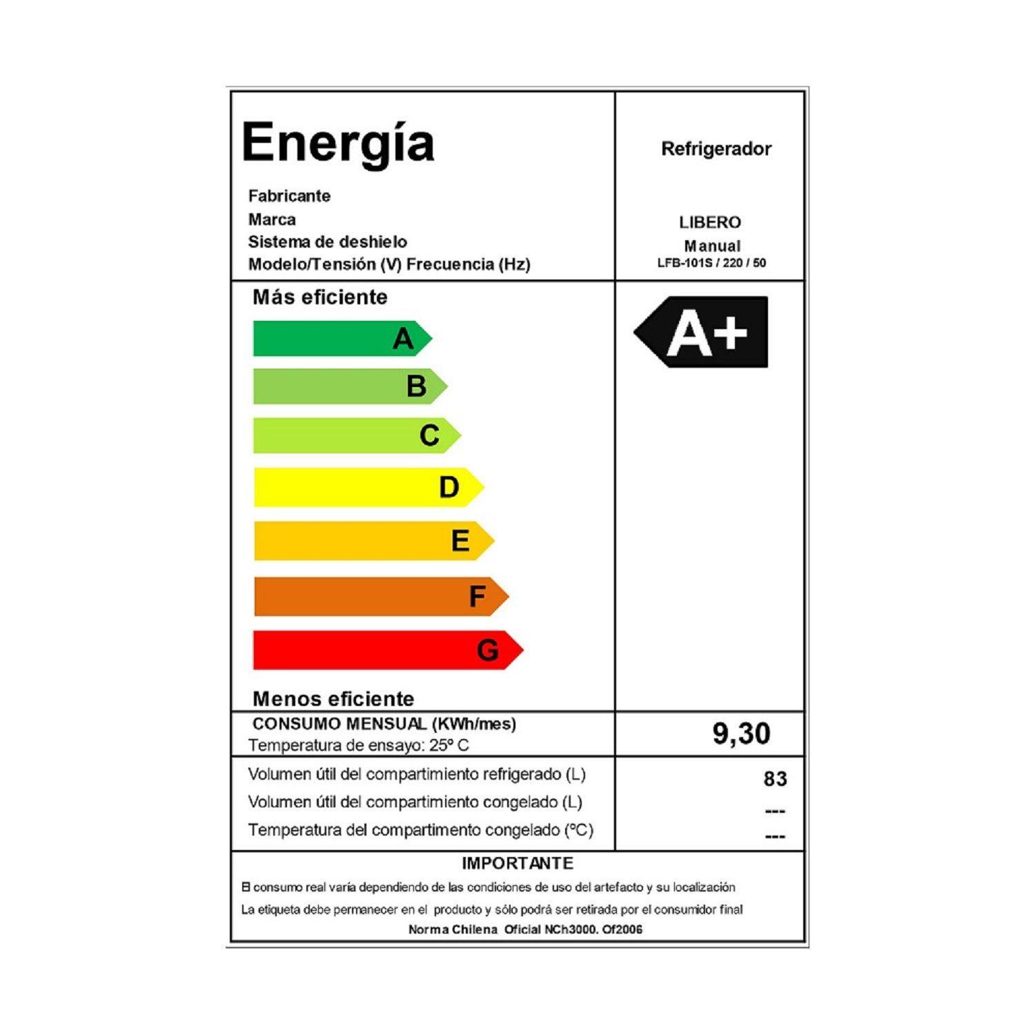 FRIGOBAR 85 LTS LFB-101S INOX-8