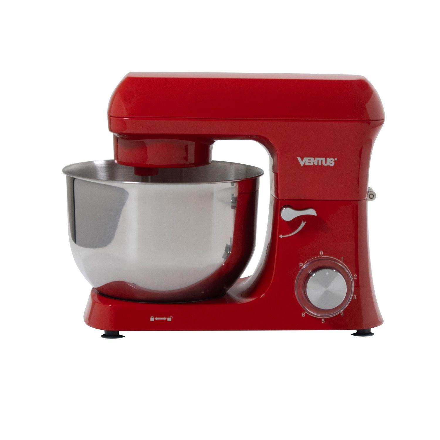 Batidora Pedestal Ventus VBC-5L Comercial Hogar 1500W Rojo-4