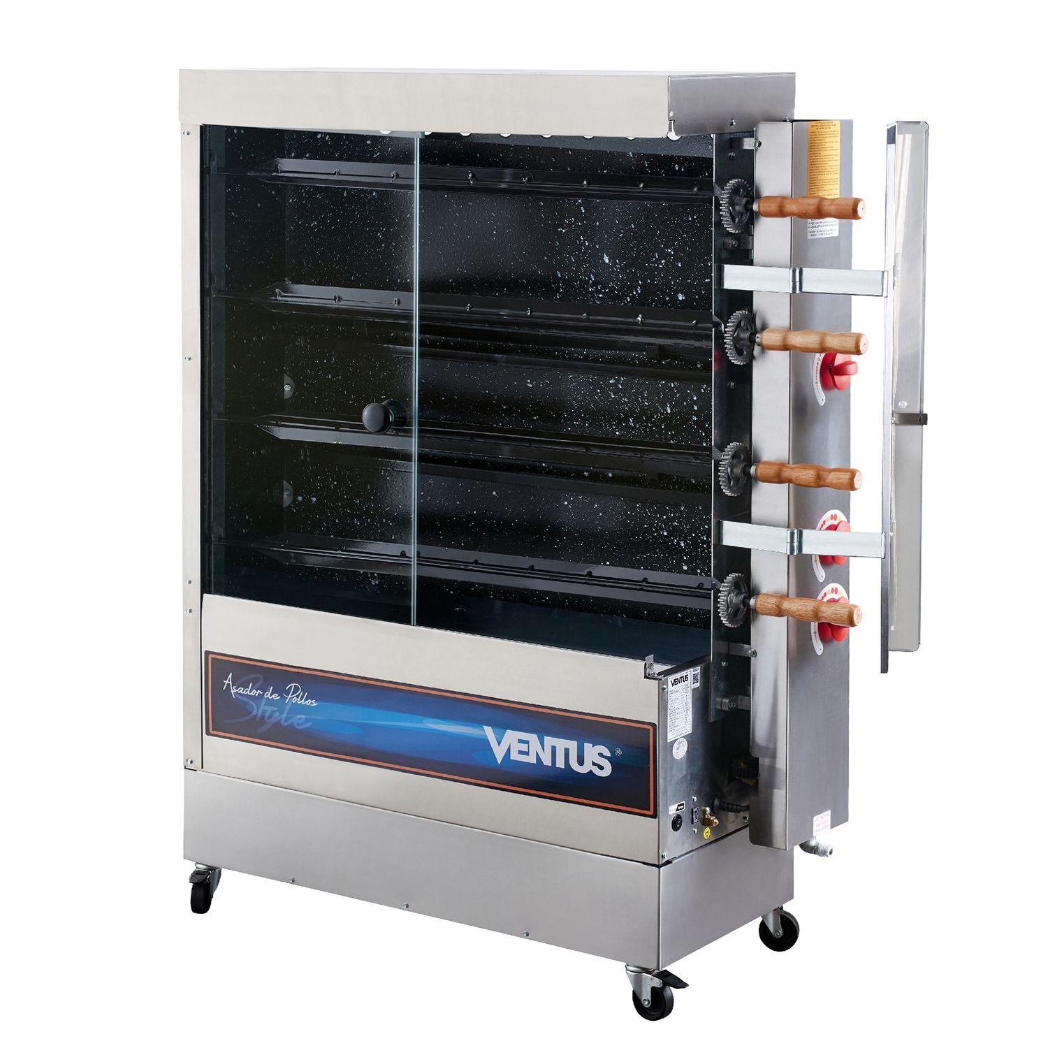 Ventus Asador de Pollos a Gas PR-623N 4 Espadas-2
