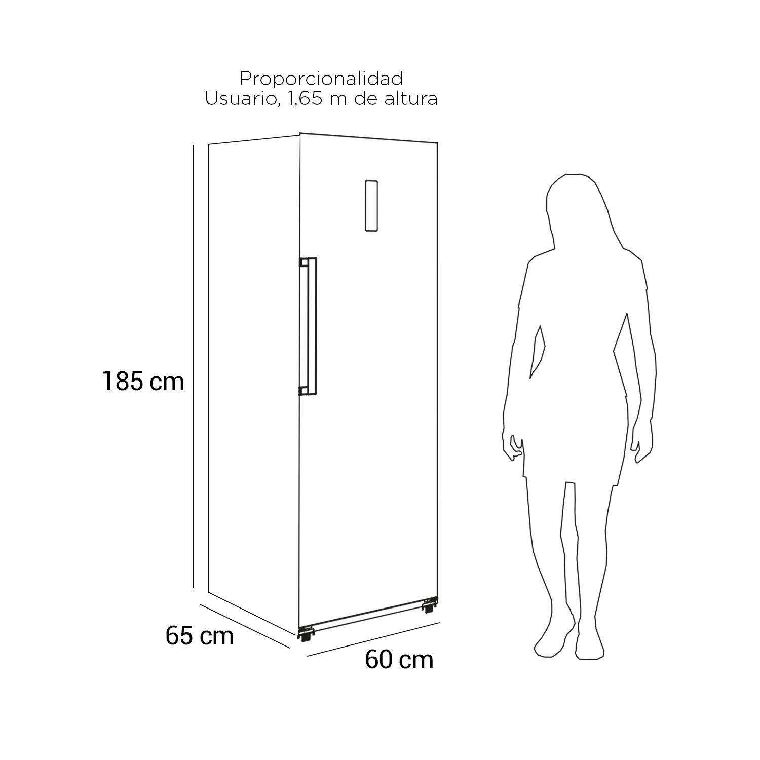 FREEZER VERTICAL NO FROST 262 LTS LFV-360NFI INOX-2