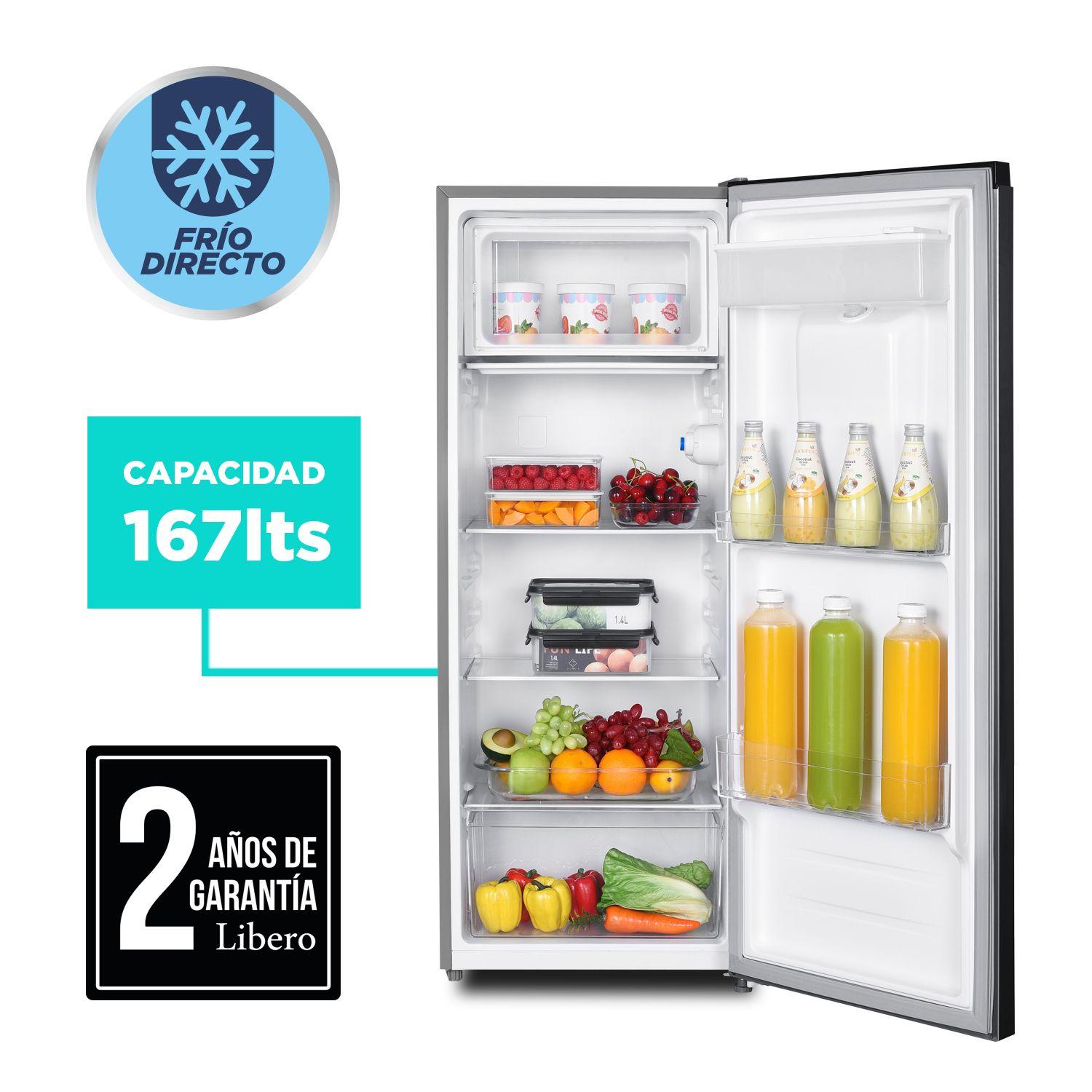REFRIGERADOR FRIO DIRECTO 167 LTS LRM-178DFNW NEGRO-2