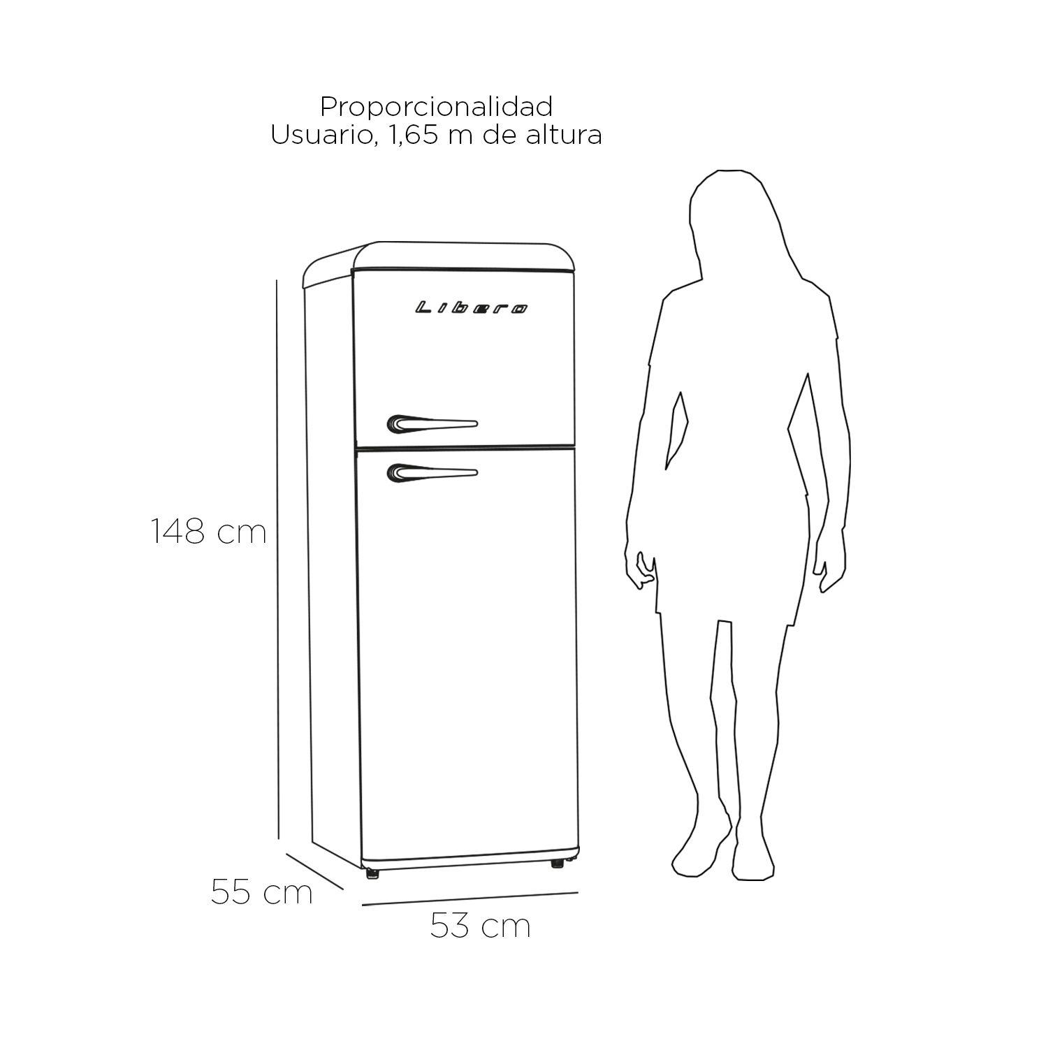 REFRIGERADOR RETRO FRIO DIRECTO 203 LTS LRT-210DFMR MENTA-2