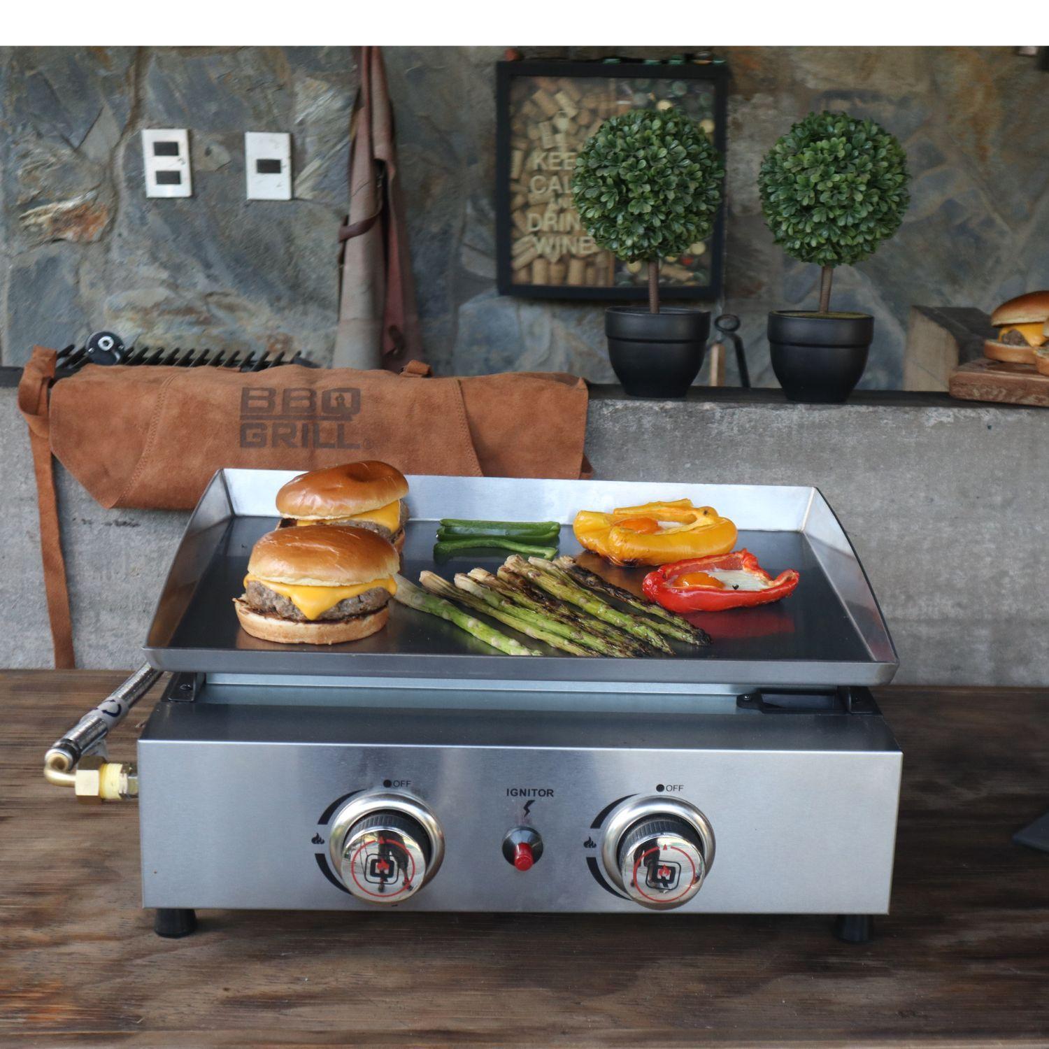 PLANCHA A GAS BBQ GRILL FLAT TOP GRILL 2Q-4