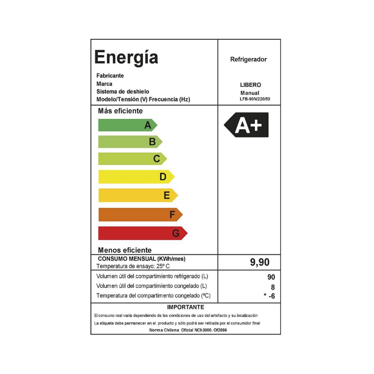 FRIGOBAR RETRO 98 LTS LFB-90N NEGRO-3