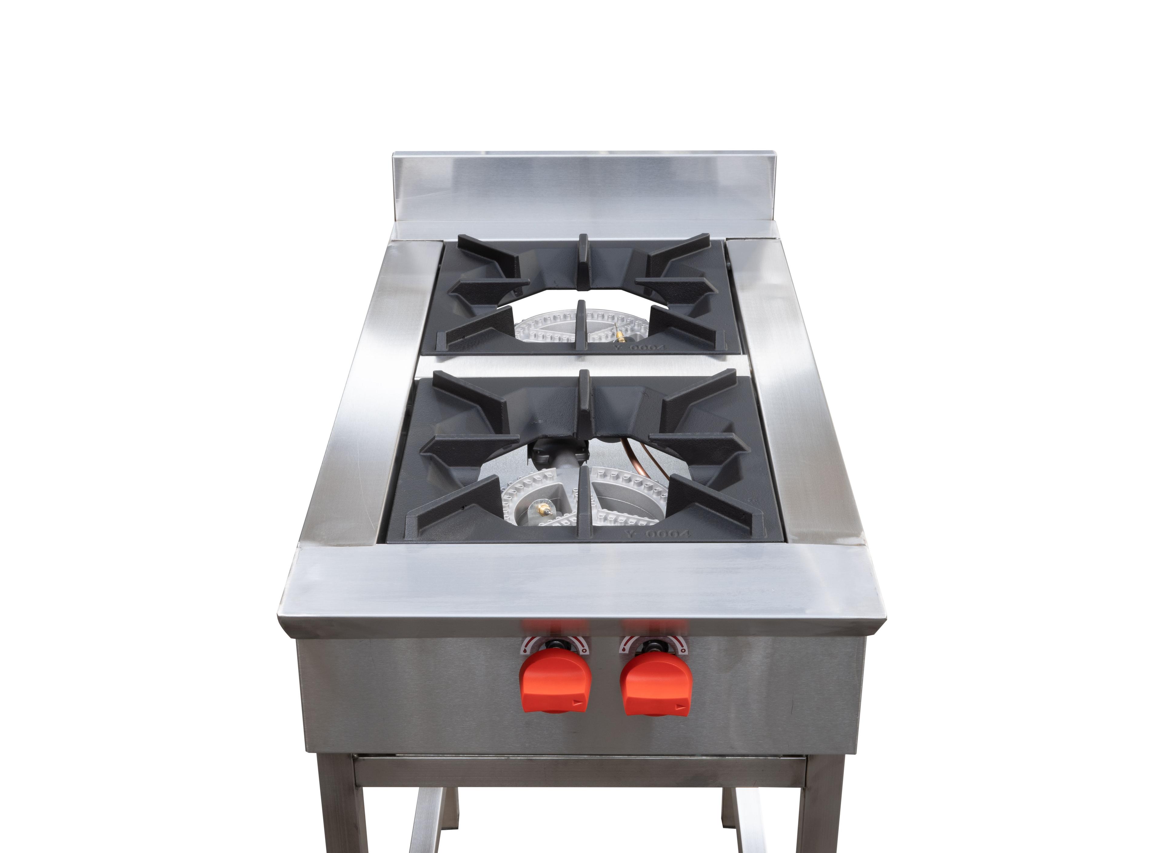 ANAFE 2 QUEMADORES INOX GLP-3