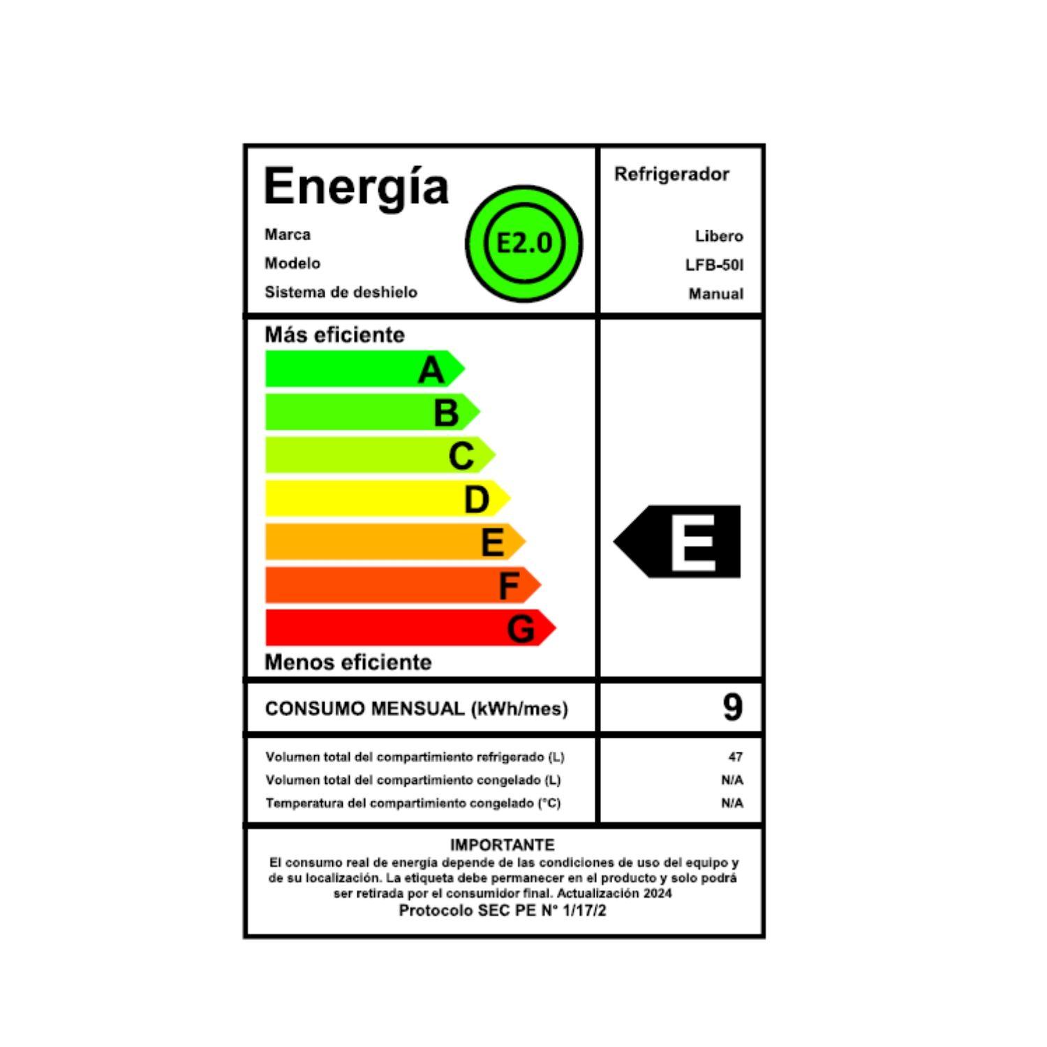 FRIGOBAR 47 LTS LFB-50I INOX-3