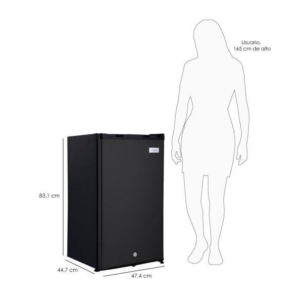 FRIGOBAR 1 PTA 83 LT LFB-101N NEGRO-3